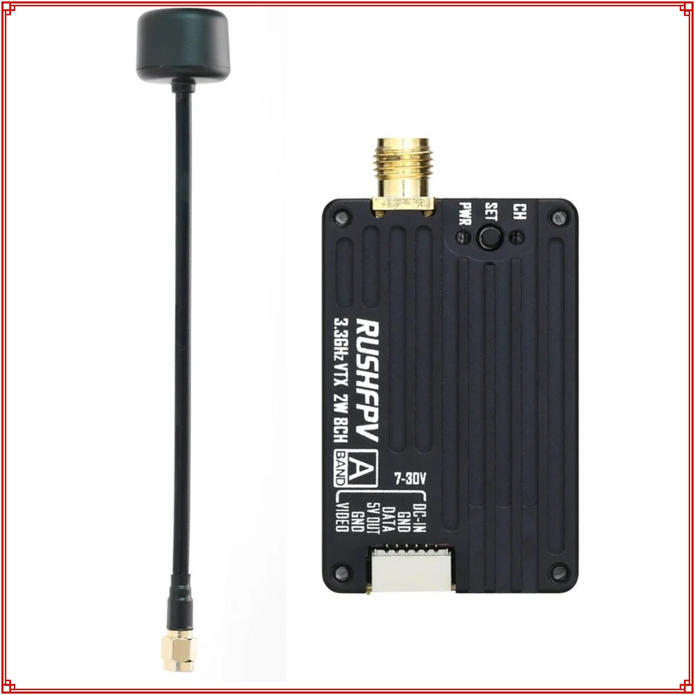 Drone Transmitter - جهاز إرسال RUSHFPV 3.3G 2W VTX
