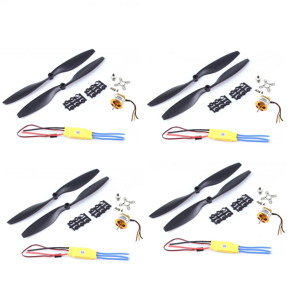 Drone Power Distribution Board - 4 مجموعة/وحدة A2212 1000KV 1400KV 2200KV