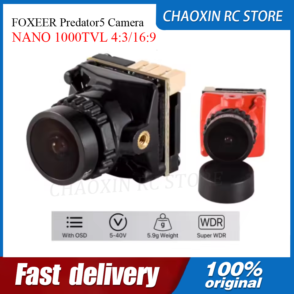 Drone Camera - كاميرا FOXEER Predator5 NANO 1000TVL 4:3/16:9