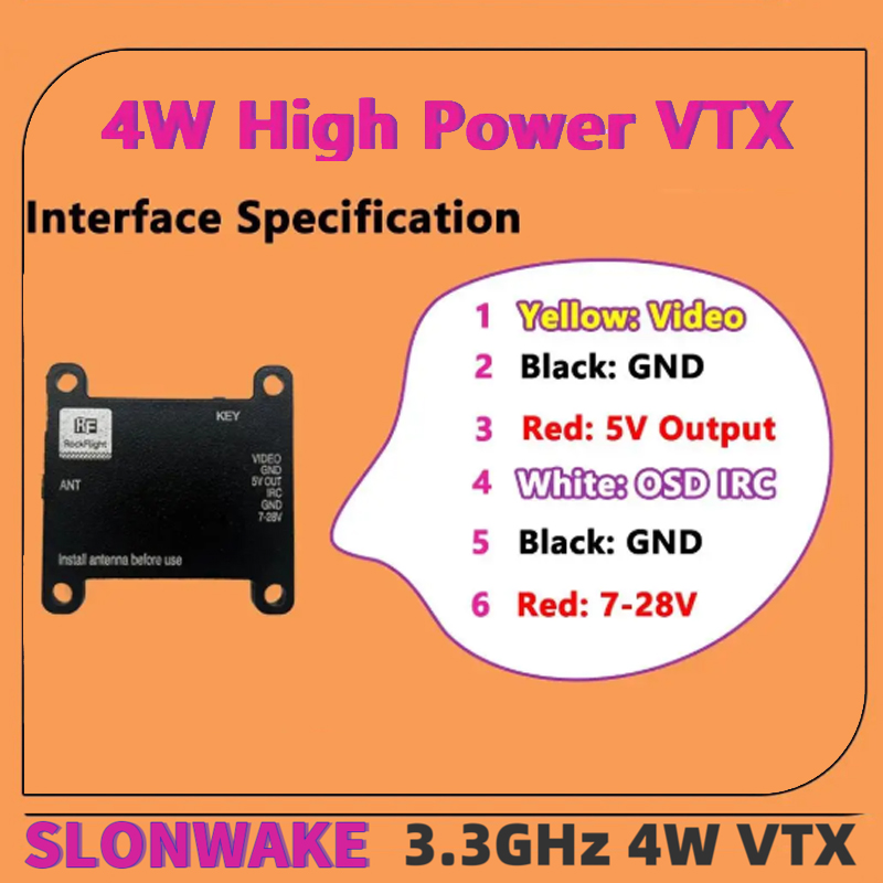 جهاز إرسال فيديو SLONWAKE FPV  - مراجعة Drone Transmitter وسعره