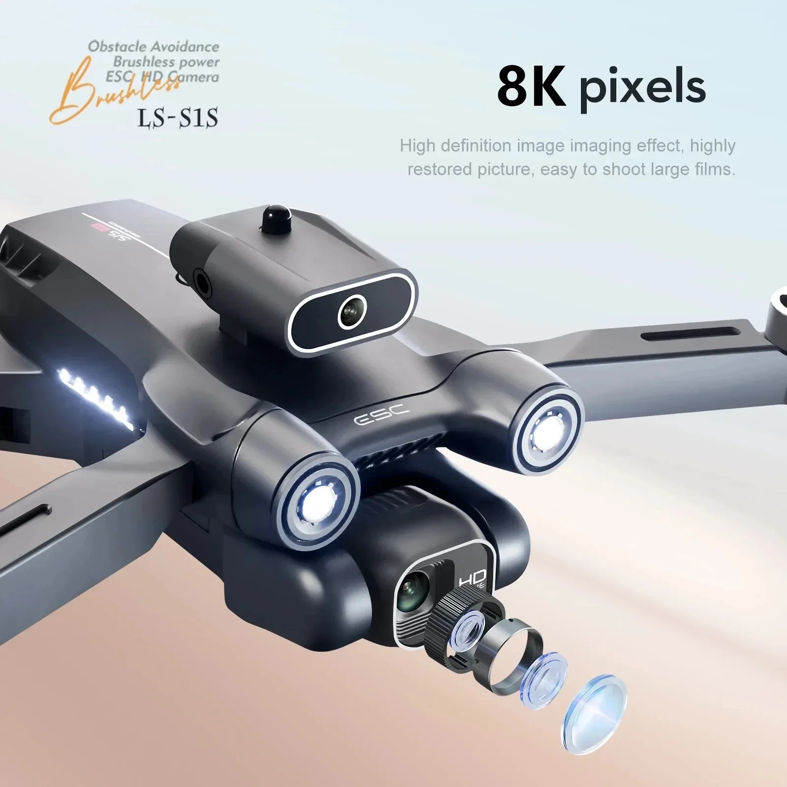 طائرة بدون طيار احترافية بدون  - مراجعة Drone Gps Mount وسعره