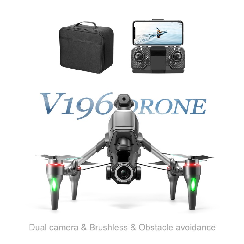 2025 V196 التلقائي تجنب العوائ - مراجعة Drone Gimbal وسعره